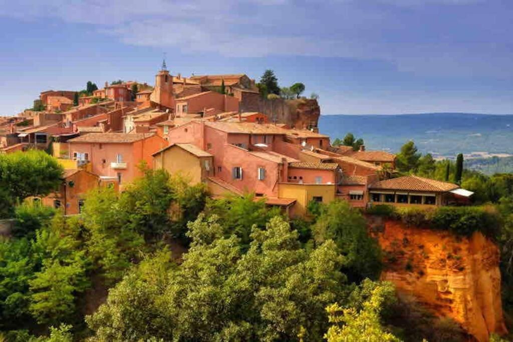 Soleil D'Ocre - Bastide A Roussillon Villa Roussillon en Isere Exterior foto